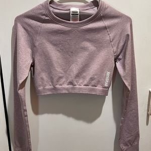 Gymshark cropped long sleeve top